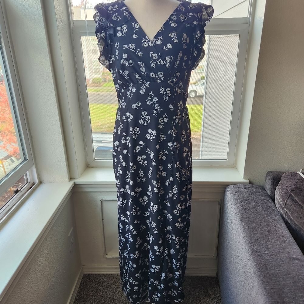 Kate Spade Black And White Floral Dress | 12